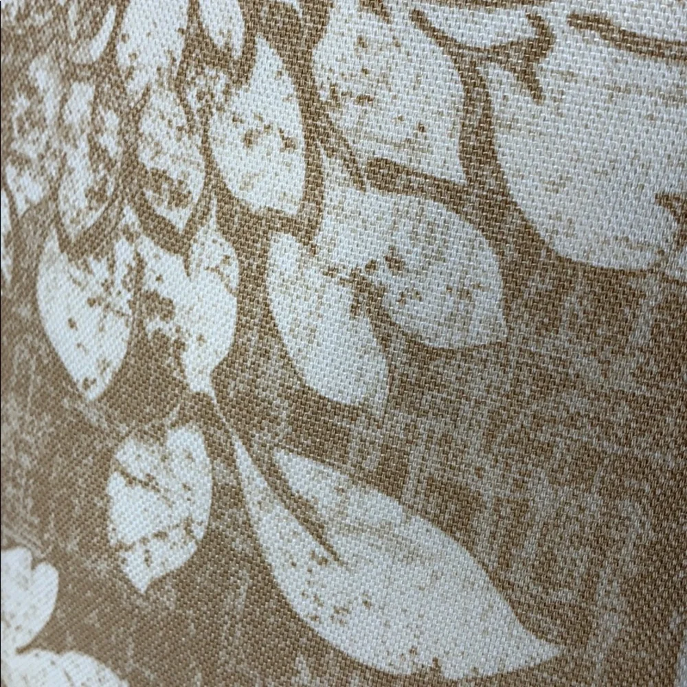 Cotton Floral Pillow‎ with Down Pillow Insert